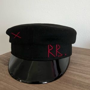 RUSLAN BAGINSKY Wool Baker Boy Cap.